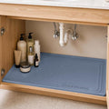 Waterproof Under Sink Mat 34"x22", Silicone Mat, Dark Blue by AisslroDirect