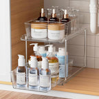 Fabspace Bathroom Under Sink Organizers and Storage, 2 Tier, 1 Pack by Fabspace
