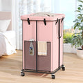Laundry Hamper with Wheels, 150L Rolling Laundry Basket with Bag & Handles by OLLDIDE