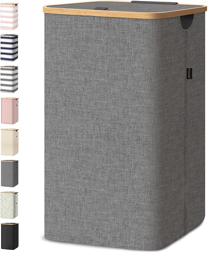 BALEINE 100L Laundry Hamper with Lid, Large Laundry Basket Bin by BALEINE