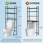Over The Toilet Storage 3 Tier Over Toilet Bathroom Organizer - Image 2