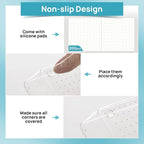Vtopmart 44 PCS Clear Plastic Drawer Organizers Set, Vanity Organizer Trays - Image 6