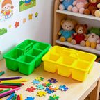 6PC Classroom Caddy, 7.87x5.9x3.35 Inches, 5 Compartment with Handle - Image 6