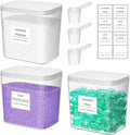 Lifewit Laundry Pods Container with Pop-up Lid, 0.72gal, 3 Pcs by Lifewit