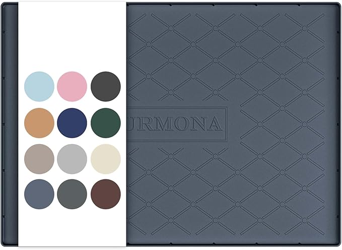 URMONA Under Sink Mat 28 x 22 in, Waterproof Silicone Cabinet Protector by URMONA