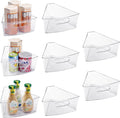Oubonun Lazy Susan Cabinet Organizer Bins for Kitchen 8 Pack, 1/8 Wedge by Oubonun