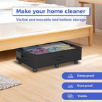 Babenest 4-Pack Under Bed Storage Organizer on 6 Wheels for Clothes - Image 3