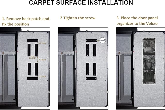 Raymace Door Organizer Door Panel for Safe, Cabinet, Closet - Image 5
