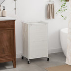 WOWLIVE Rolling Laundry Basket, Metal Wire Frame Laundry Hamper with Wheels - Image 2