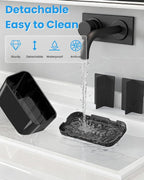 Toothbrush and Toothpaste Holders for Bathrooms Countertop - Detachable 5 Slots Kids Electric Toothbrush Holders Set Wall Mounted with Removable Dividers for Bathroom Decor and Accessories Organizer - Image 4