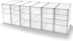 Prsildan Stackable Desk Organizers with 20 Drawers, Craft Storage Drawer by Prsildan