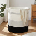 OIAHOMY 80L Laundry Basket Laundry Hamper Nursery Hamper Gradient Dark by MasterofSpaceOptimization