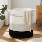 OIAHOMY 80L Laundry Basket Laundry Hamper Nursery Hamper Gradient Dark by MasterofSpaceOptimization