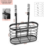 Hair dryer holder cabinet door 3 in 1 Hair tool organizer wall mount - Image 2