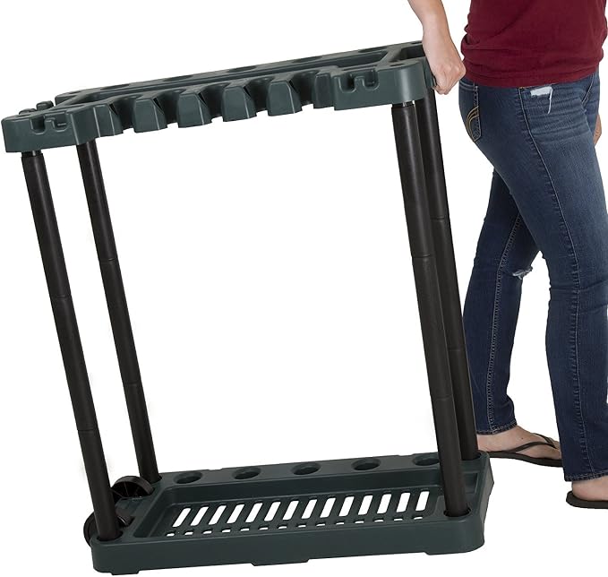 Garden Tool Organizer - Utility Rack, Holds Yard Tools - Garage Organizers and Storage Home Essentials by Stalwart - 40 Yard Tools, UNIT - Image 6