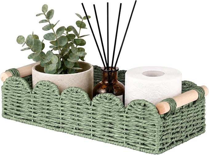 Toilet Paper Storage Basket for Toilet Tank, Bathroom Organizer by KALLAX