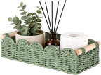 Toilet Paper Storage Basket for Toilet Tank, Bathroom Organizer by KALLAX