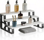 3 Tier Wood Perfume Organizer, Cologne Makeup Display Stand by USHARP