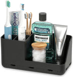 Toothbrush Holder Bathroom Counter Organizer & Storage Detachable by Homtalker