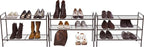 Simple Houseware 3-Tier Stackable Mesh Shoe Rack, Bronze - Image 4
