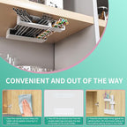 Acrylic Straw Organizer for Cabinet Door - 5.8'' White Adjustable 3-Part Reusable Drinking Straw Holder Dispenser Kitchen Accessories Container Cupboard Door Mounted - Image 9