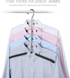 DOIOWN Blouse & Shirt Hangers - Non Slip Space Saving Stainless Steel Closet Organizer (2 Pack) - Image 4