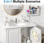 Sevenblue 2026 Upgraded 3-in-1 Universal Hair Tool Organizer, L Size, White - Image 4