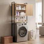 Karl home Over The Toilet Storage Cabinet, Bathroom Space Saver Organizer - Image 7