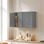 ChooChoo Bathroom Wall Cabinet with 2 Doors, Over The Toilet - Image 4