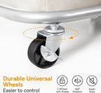 WOWLIVE 100L Rolling Laundry Basket with Wheels, Tall Laundry Hamper - Image 7