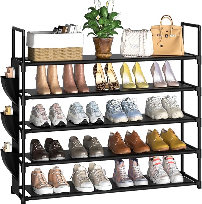 OYREL Shoe Rack 5 Tier 20-25 Storage Capacity Shoes Organizer by OYREL