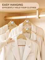 Smartor Clothes Hanger Connector Hooks 120 Pack, Hangers Space Saving | Hanger Add on Hook as Closet Organizer, Stacking Hangers, Cascading Space Saver, Closet Storage and Organization -White - Image 2