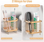 Luxspire Toothbrush Holders for Bathroom, Stainless Steel,2 Slots,Rose Gold - Image 2