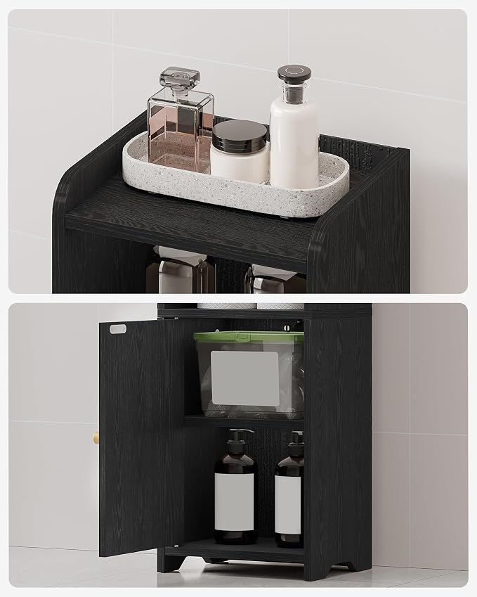 Hzuaneri Bathroom Storage Cabinet, Narrow Toilet Paper Cabinets with Doors - Image 7