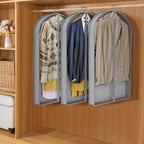 Zilink Suit Bags for Closet Storage Clear Mink Coat Storage Bag 40 in, Grey - Image 2