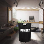 Maxsilan 160L XX-Large Laundry Basket Bag, Collapsible Tall Hamper, Black - Image 8