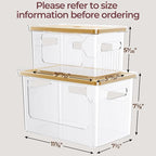 Delamu 2 Pack (XL+S) Trash Bag Dispenser, Stackable Garbage Bag Holder - Image 2