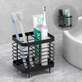 Luxspire Toothbrush Holders for Bathroom, Stainless Steel, 2 Slots, Black by Luxspire