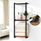 Towel Racks for Bathroom, 2 Tier Wall-Mounted Towel Rack, Home Decor Shelf, Space-Saving Organizer Rack for Household, Bathroom, and Bedroom - Image 7
