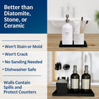 Spacewiser Countertop & Vanity Silicone Tray – 2 PC (11.7" & 7.7") Set - Image 5