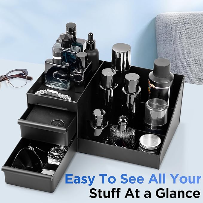 EXIN DECHEN Cologne Organizer for Men, Cologne Stand, Room Decor for Men - Image 4