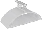 TIMMY 50 Pack No-Bump Plastic Clothes Hangers, Gray, Non-Slip, Space-Saving by TIMMY