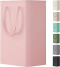 Lifewit Slim Collapsible Laundry Basket with Handles, 50L, Pink by Lifewit