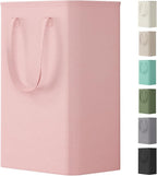 Lifewit Slim Collapsible Laundry Basket with Handles, 50L, Pink by Lifewit