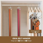 ZEDODIER 2 Pack Belt Hanger, Belt Organizer for Closet 360° Rotatable - Image 3