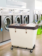 StorageWorks 320L Laundry Basket with Wheels, Rolling Hampers for Clothing - Image 6