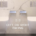Day Moon™ - Toilet Paper Holder with Shelf - Modern Roll Holder for Bathroom - 1 Pack - Wall Mount - with Storage, White - Image 8