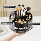 fanado 360° Rotate Makeup Brush Holder Organizer, Makeup Organizers Countertop, Makeup organization and Skincare Storage with Gift Box Packing for Vanity, Desktop, Bathroom (Black) - Image 2