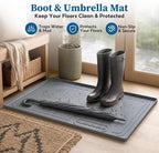 Waterproof Under Sink Mat 28"x19", Silicone Mat, Dark Gray - Image 7