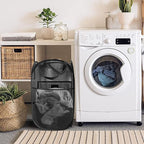 Larpur 3 Pack Pop Up Laundry Hampers, Collapsible Mesh Laundry Baskets - Image 4